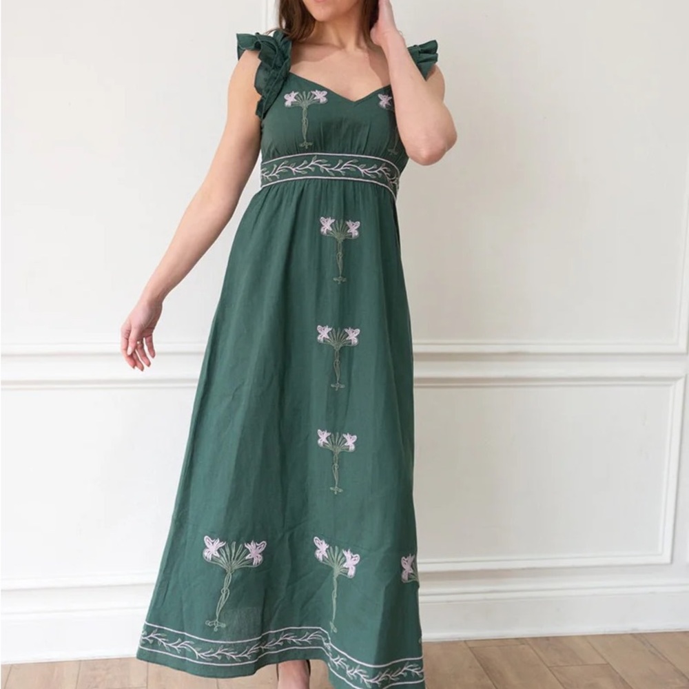 Anna Cate Celine Linen Dress